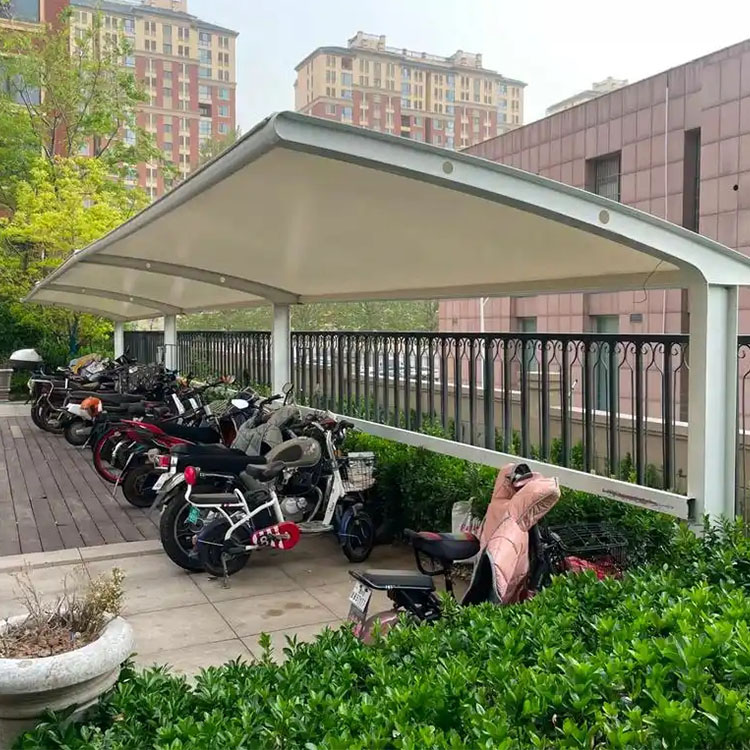 周口膜结构电动车棚